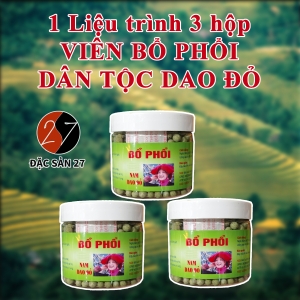 1 liệu trình 3 hộp Viên bổ phổi 