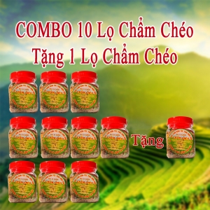 Combo 10 lọ Chẩm chéo 150g (TẶNG 1 LỌ CHẨM CHÉO)
